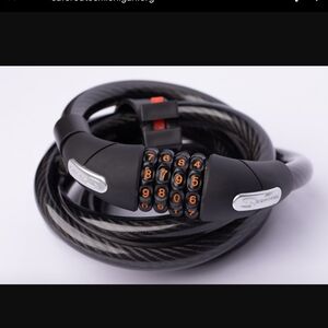 Black Combination Bike Lock